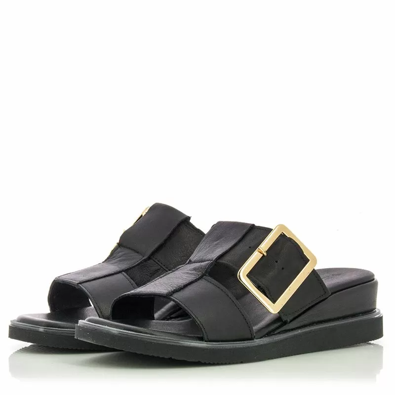 Дамски Чехли На Платформа VERONELLA - 030-159-0944 BLACK-BLACK - Image 5