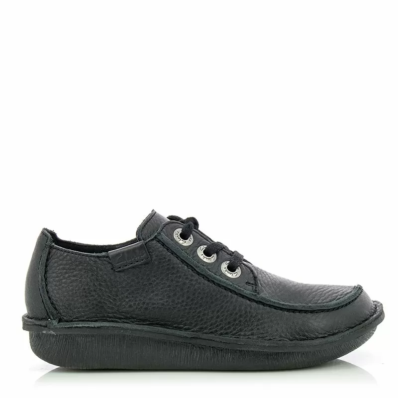 Дамски Ежедневни CLARKS - 20306639 FUNNY DREAM BLACK LEATHER