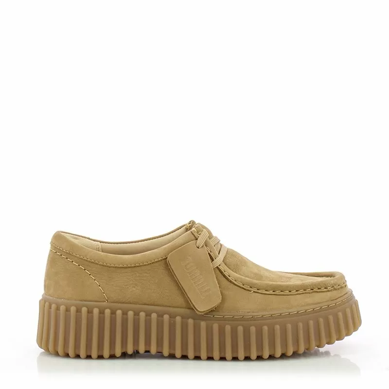 Дамски Ежедневни CLARKS - 26172084 TORHILL BEE LIGHT TAN NUBUCK