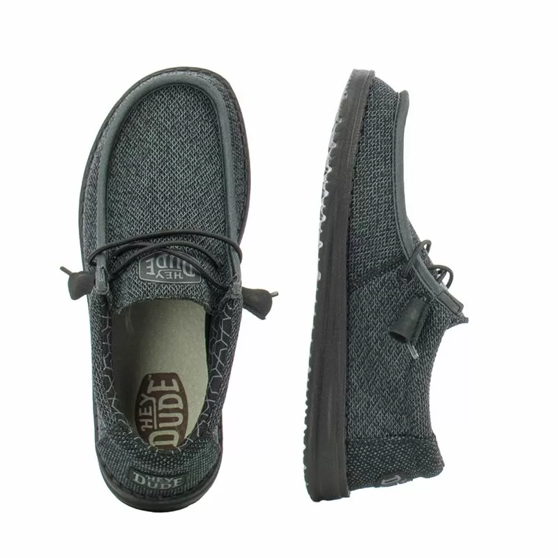 Дамски Ежедневни HEY DUDE - 40019-0XJ WALLY SOX BLACK - Image 5