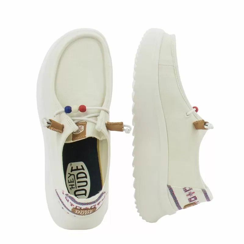 Дамски Ежедневни HEY DUDE - 40739-100 WENDY PEAK WHITE - Image 5