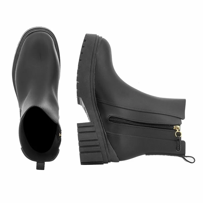 Дамски Гумени Боти  PETITE JOLIE - PJ6156 J-LASTIC  BLACK/BLACK/WHITE