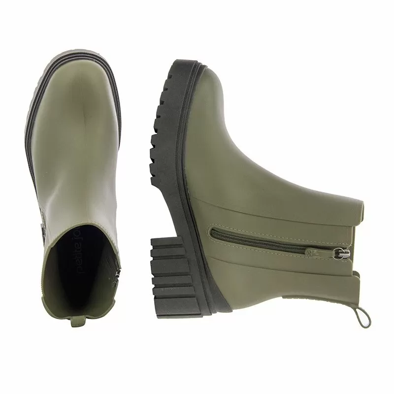 Дамски Гумени Боти  PETITE JOLIE - PJ6156 J-LASTIC  OLIVE/BLACK