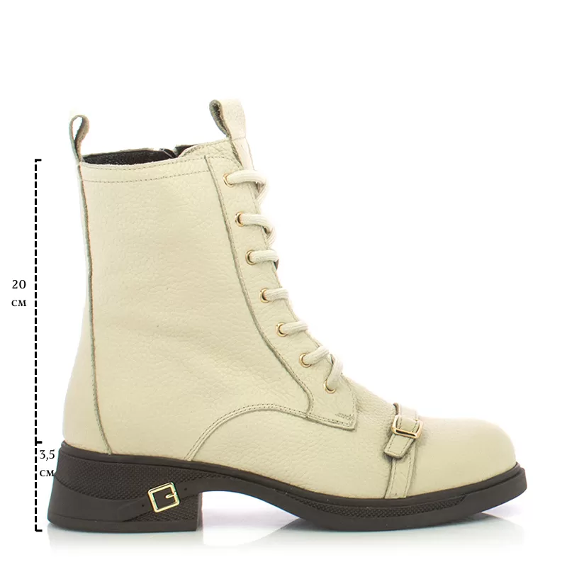 Дамски Кубинки CARLO FABIANI - 393-9512 WHITE - Image 6