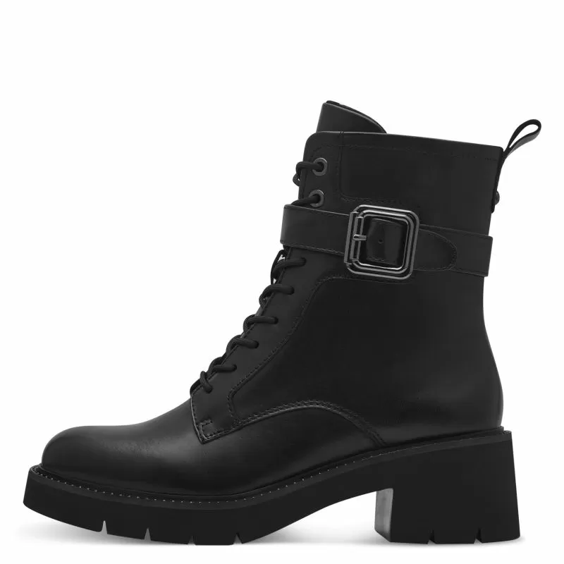 Дамски Кубинки TAMARIS - 1-25240-43-003 BLACK LEATHER