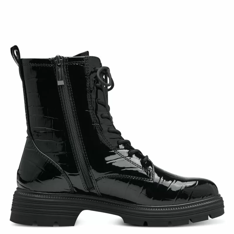 Дамски Кубинки TAMARIS - 1-25264-41-087 BLK PATENT STR