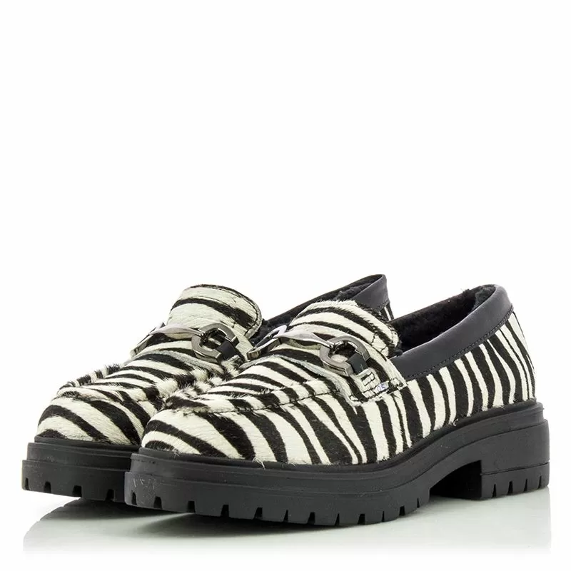 Дамски Лоуфър BOTTERO - 342204 ZEBRA/PRETO - Image 5
