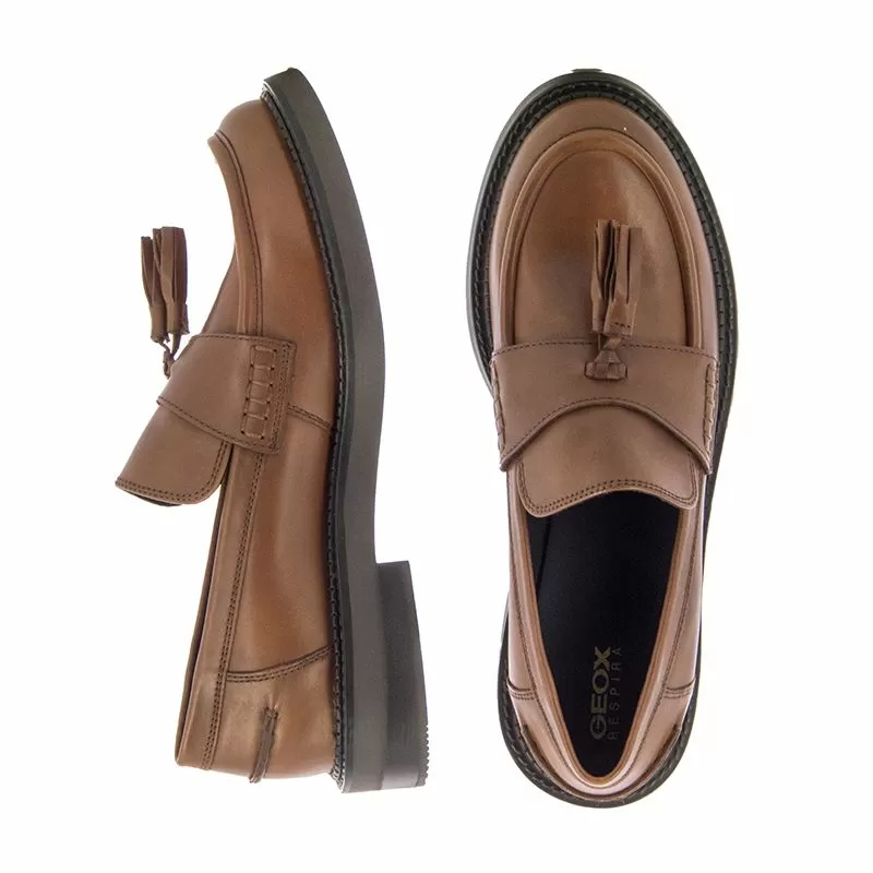 Дамски Лоуфър GEOX - D46WYH D SERILDA LIGHT BROWN - Image 5