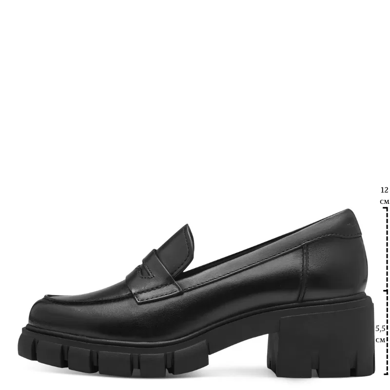 Дамски Лоуфър TAMARIS - 1-24439-41-003 BLACK LEATHER - Image 7