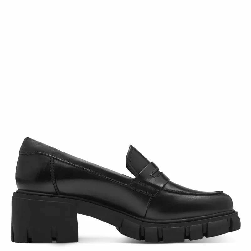 Дамски Лоуфър TAMARIS - 1-24439-41-003  BLACK LEATHER