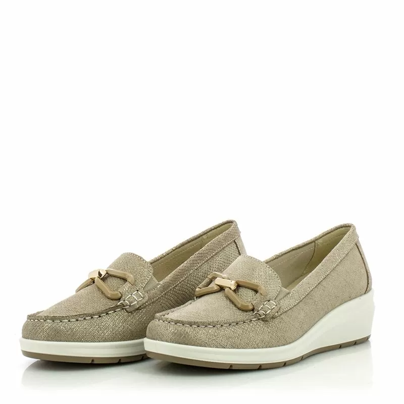 Дамски Мокасини IMAC - 755220 MARATEA CHAMPAGNE/BEIGE - Image 5