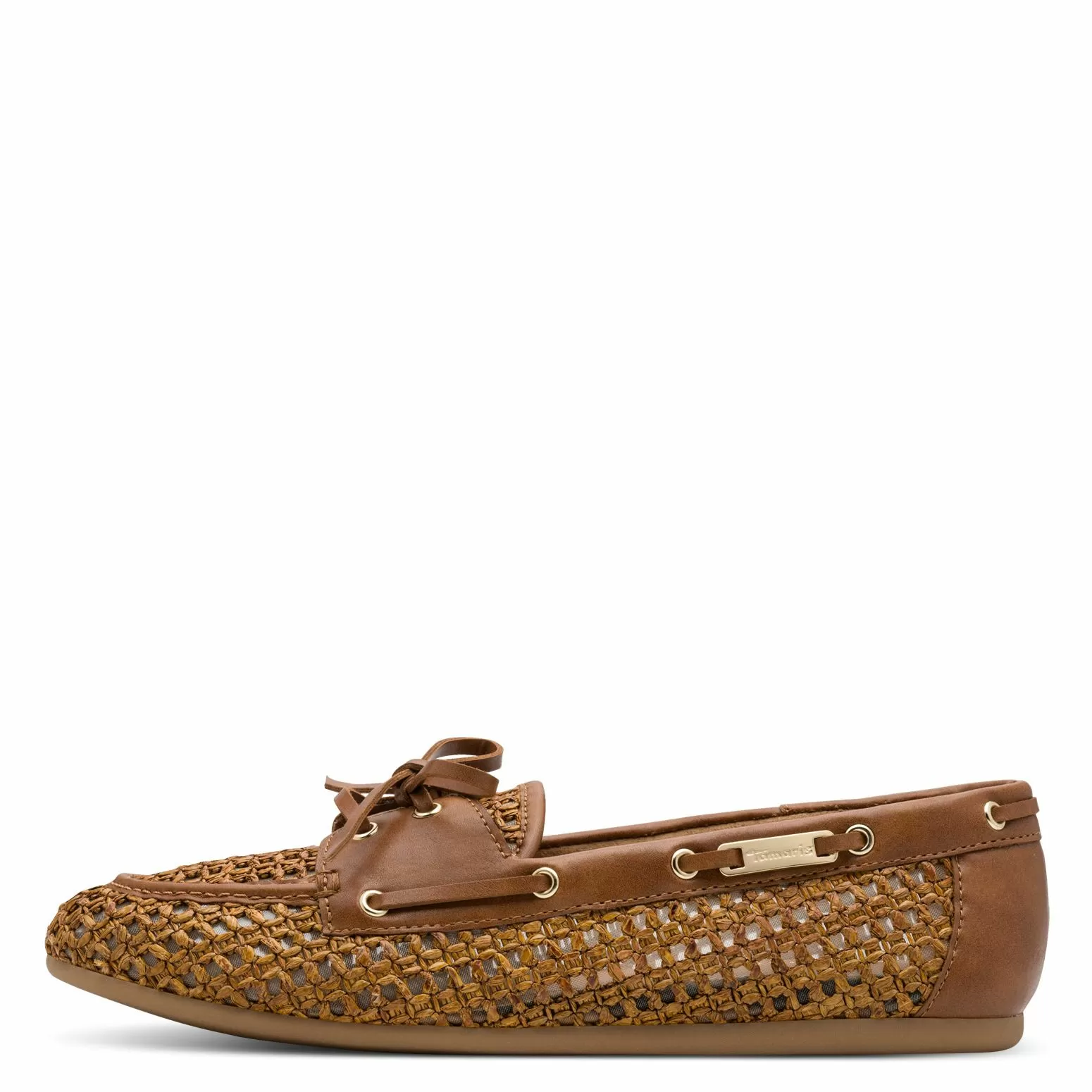 Дамски Мокасини TAMARIS - 1-23611-46-372 COGNAC STRUCT.