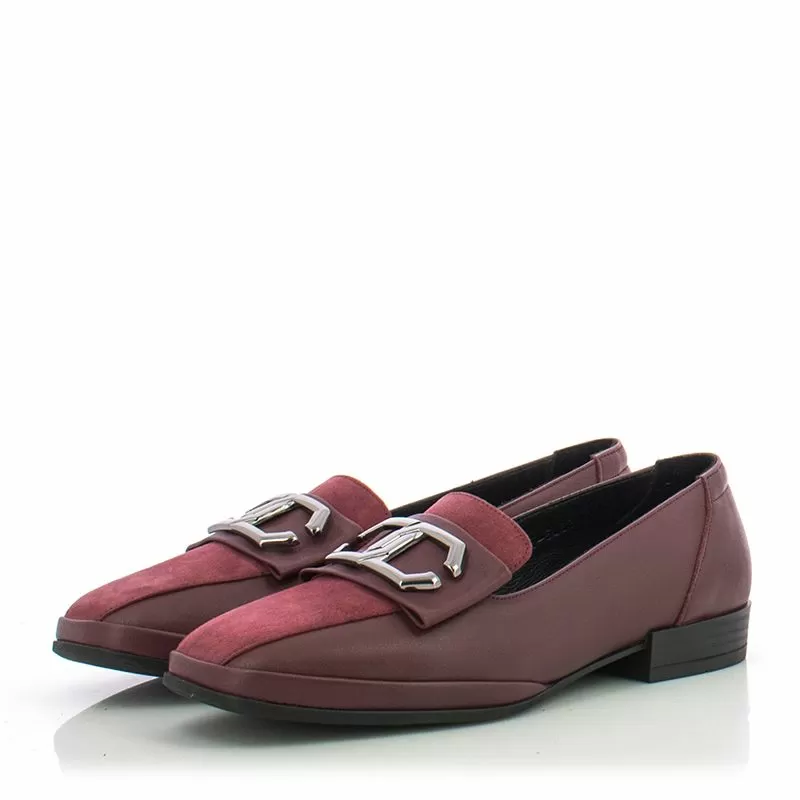 Дамски Мокасини VERONELLA - 045-5433 BORDO - Image 5