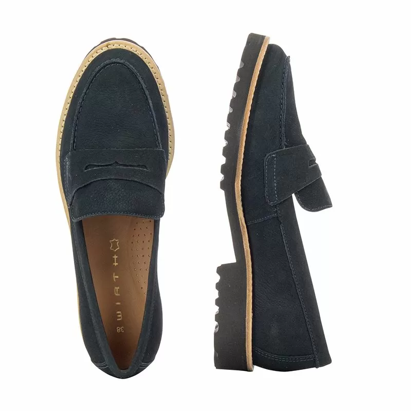 Дамски Мокасини WIRTH - 14352 KAMIK NOBUCK ITALO ELBA BLUE