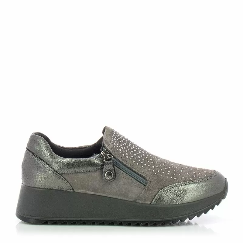 Дамски Сникърс IMAC - 657610 ESTHER GUN METAL GREY