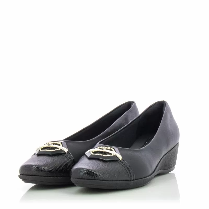 Дамски Обувки На Платформа PICCADILLY - 143205 PRETO/PRETO/PRETO