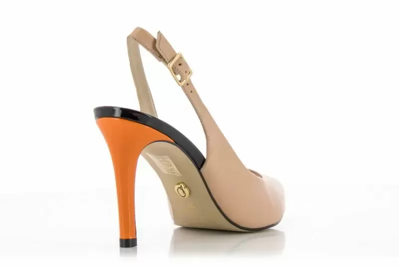 Дамски обувки на ток DONNA ITALIANA - 8236-almondss19