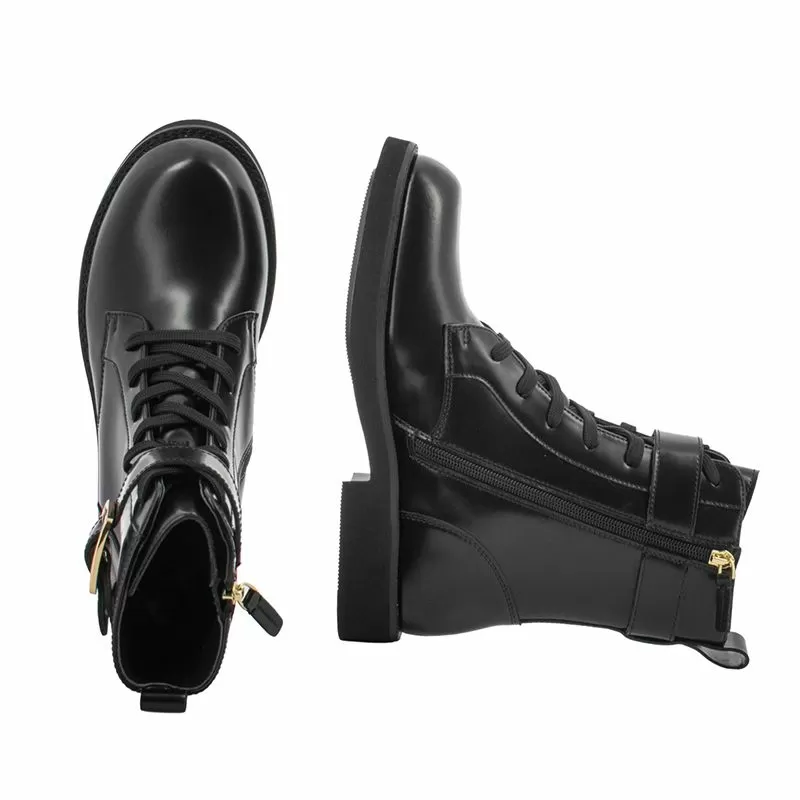 Дамски Равни Боти BOSS - 50552772 ELERI LUBOOTIE BOBK BLACK