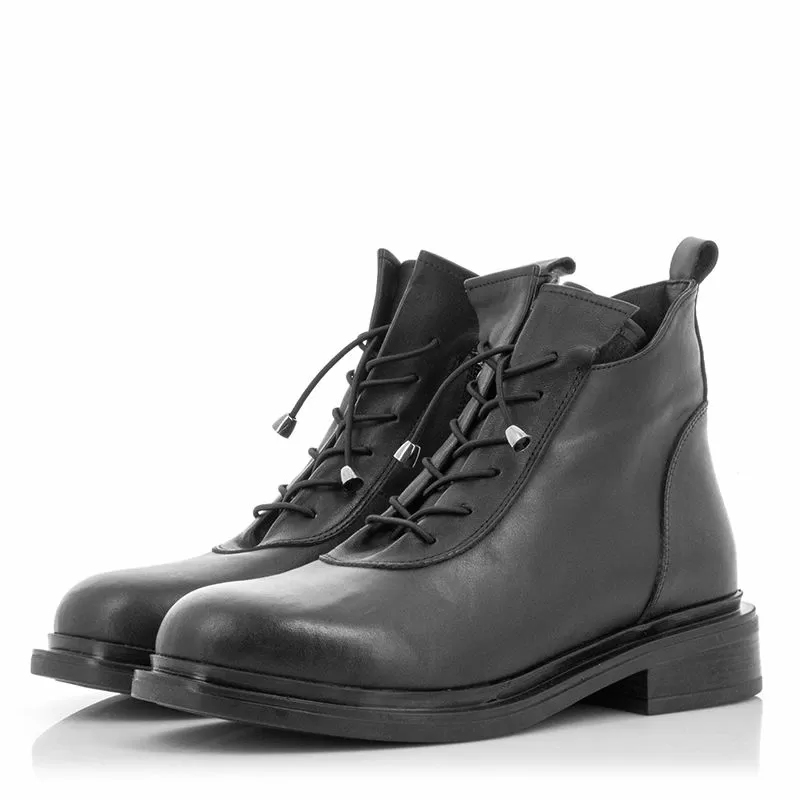 Дамски Равни Боти CARLO FABIANI - 195-11805 BLACK - Image 5