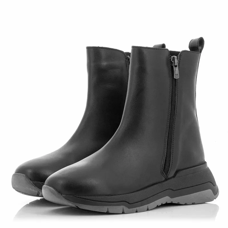 Дамски Равни Боти CARLO FABIANI - 241002 BLACK - Image 5