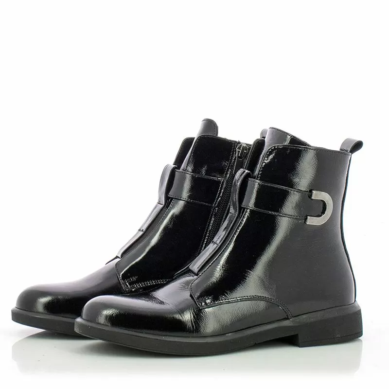 Дамски Равни Боти CARLO FABIANI - 26103462 BLACK - Image 5