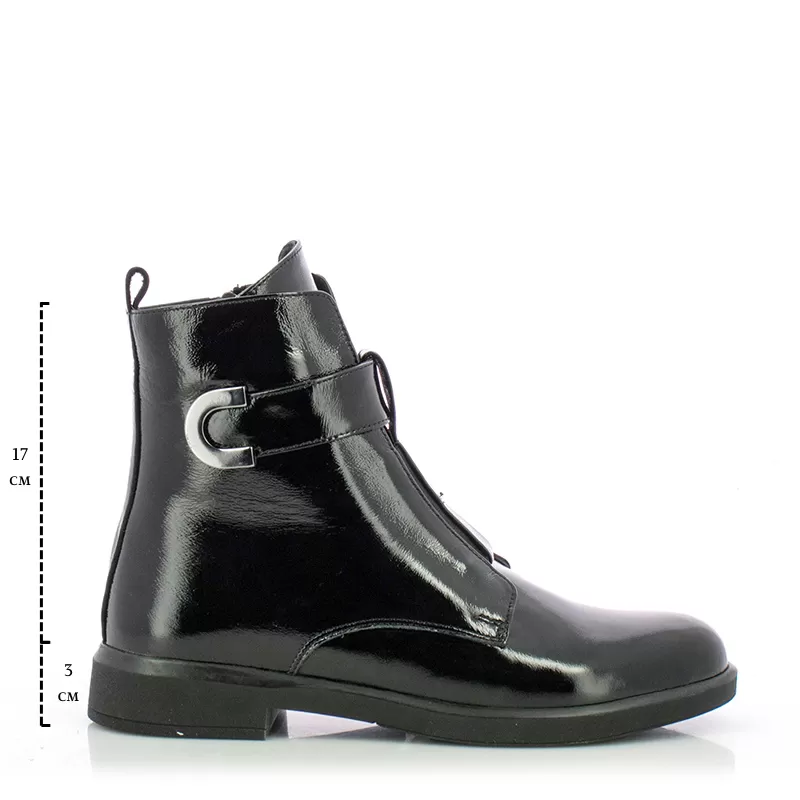 Дамски Равни Боти CARLO FABIANI - 26103462 BLACK - Image 6