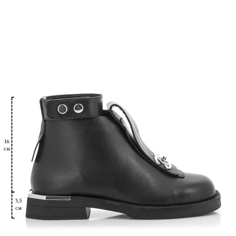 Дамски Равни Боти CARLO FABIANI - 269-1072 BLACK - Image 6