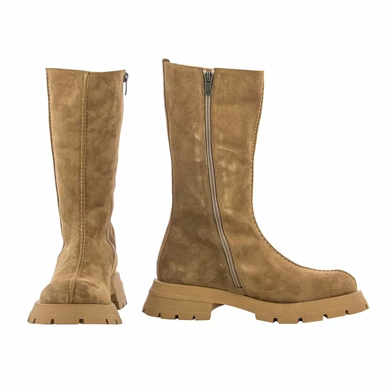 Дамски Равни Боти CARLO FABIANI - 362-1139-3 CAMEL