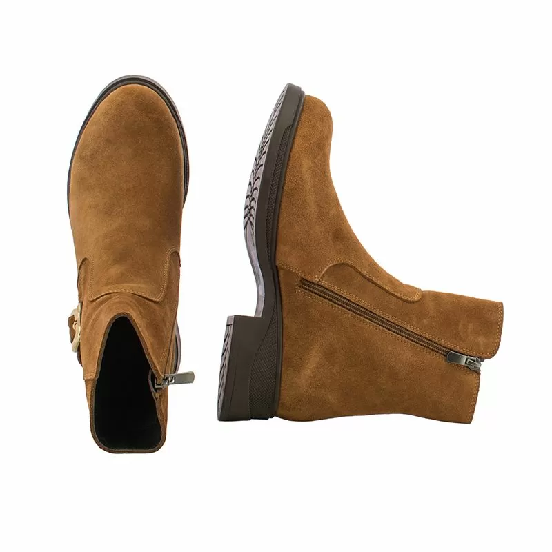 Дамски Равни Боти CARLO FABIANI - 393-9012 TABACCO