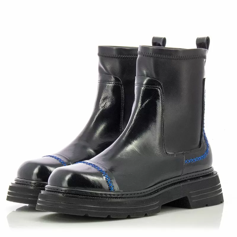 Дамски Равни Боти COCONUT - 040-583 BLACK - Image 5