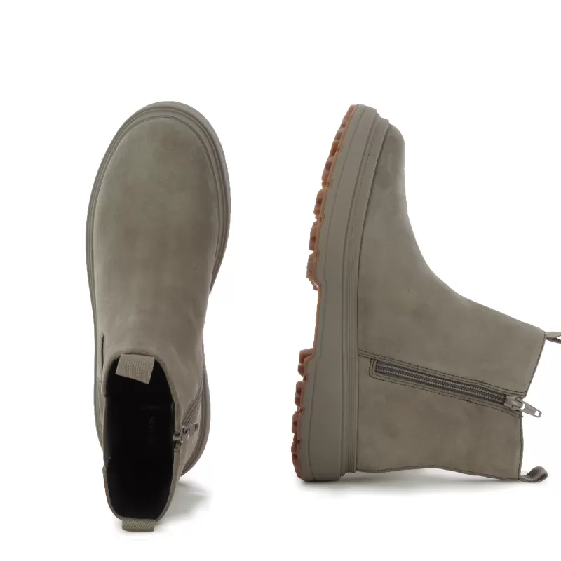 Дамски Равни Боти GEOX - D46XMD D LAMIDIE/GRIP TAUPE - Image 6