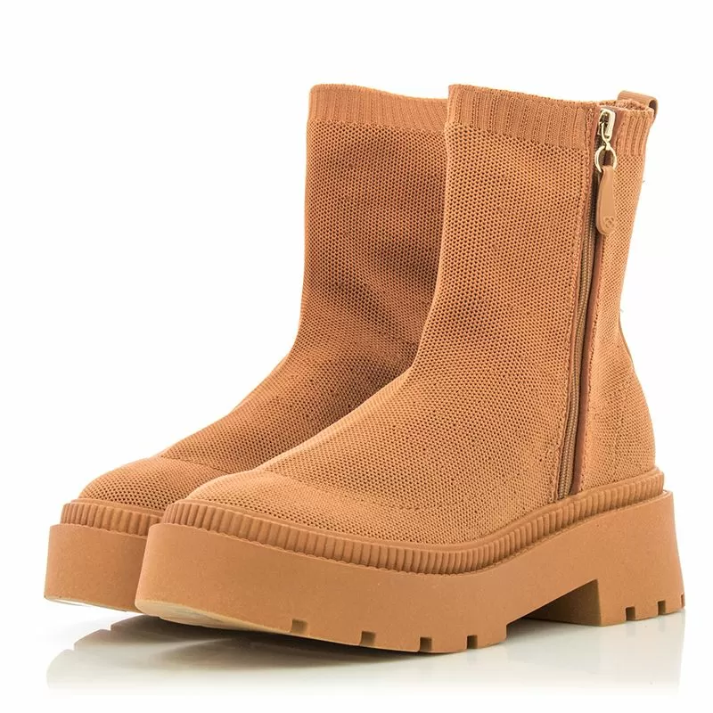 Дамски Равни Боти PETITE JOLIE - PJ6792 KNIT/J-LASTIC AMBER/SOLA AMBER - Image 5