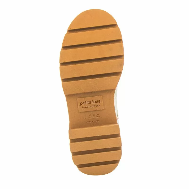 Дамски Равни Боти PETITE JOLIE - PJ6800 KNIT/J-LASTIC IVORY/SOLA AMBER