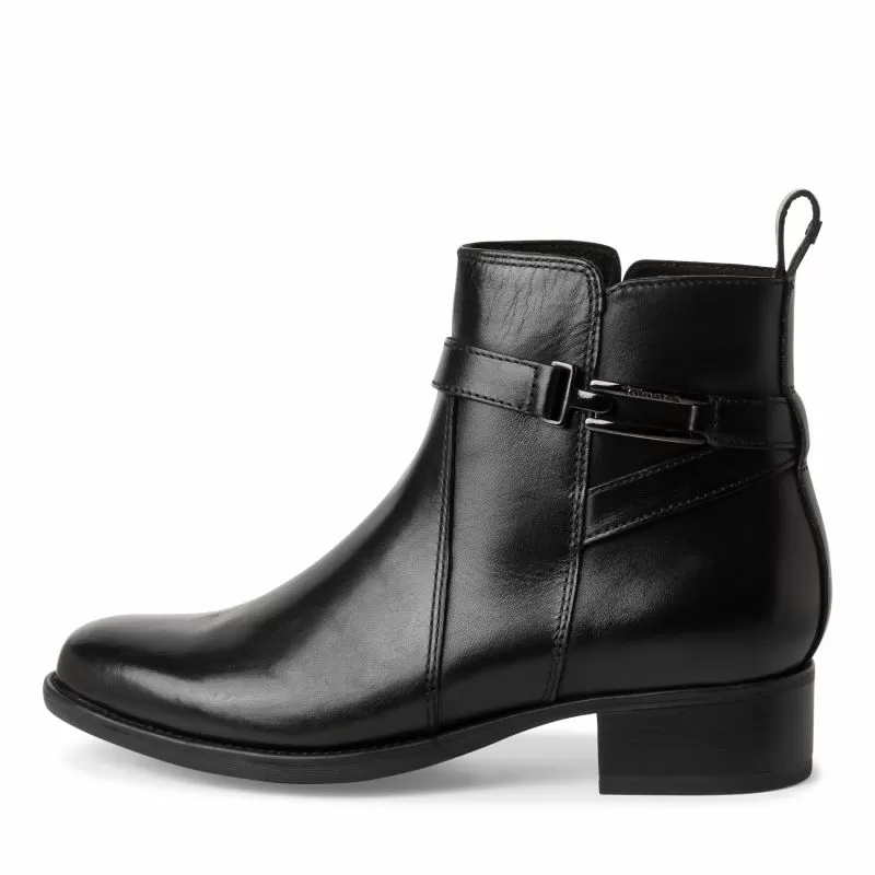 Дамски Равни Боти TAMARIS - 1-25031-43-003 BLACK LEATHER