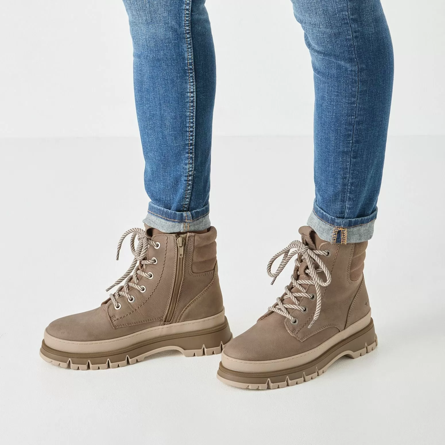 Дамски Равни Боти TAMARIS - 1-25200-45-341 TAUPE - Image 6