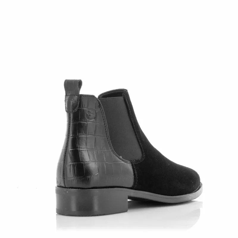 Дамски Равни Боти TAMARIS - 1-25376-41 017 BLK SUED/STR