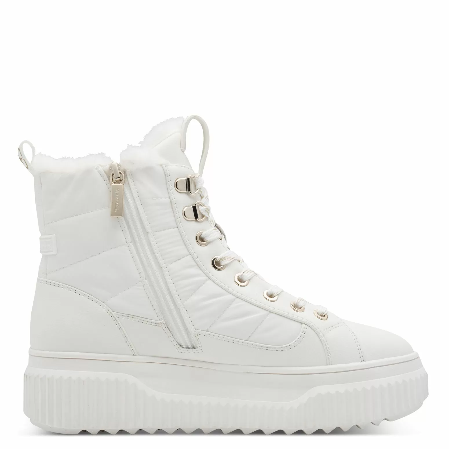 Дамски Равни Боти TAMARIS - 1-26277-45-100 WHITE