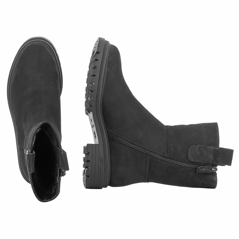 Дамски Равни Боти TAMARIS - 1-26813-41 001 BLACK