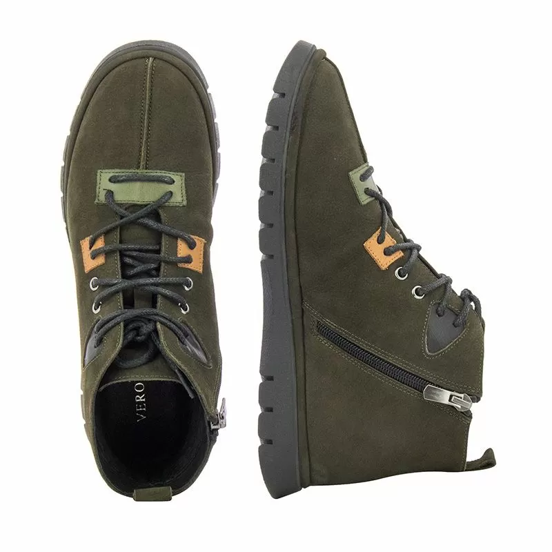 Дамски Равни Боти VERONELLA - 19087 CLOUDY KHAKI COMB.