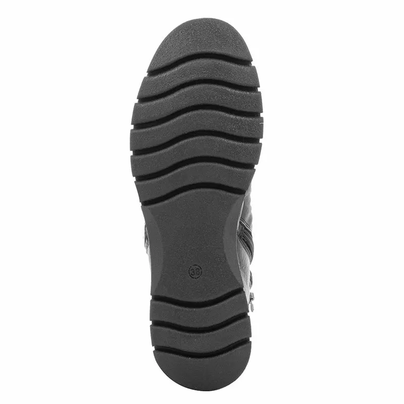 Дамски Равни Боти VERONELLA - 19092 CLOUDY BLACK