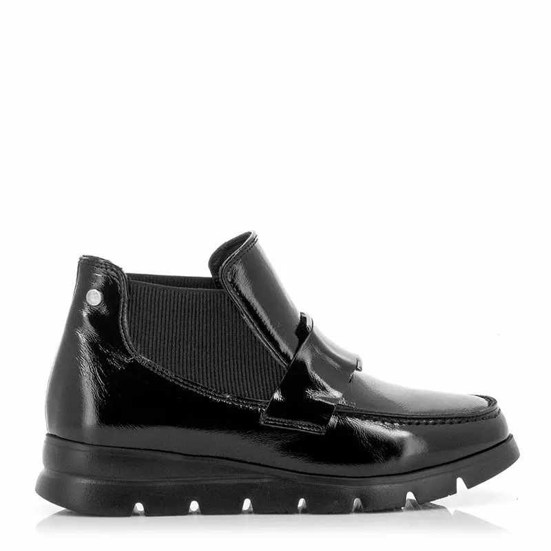 Дамски Равни Боти VERONELLA - 375-2221 BLACK PATENT - Image 5