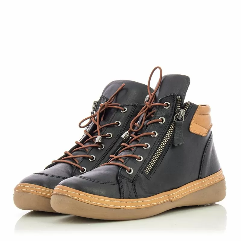 Дамски Равни Боти VERONELLA - 85 CITTY BLACK - Image 5