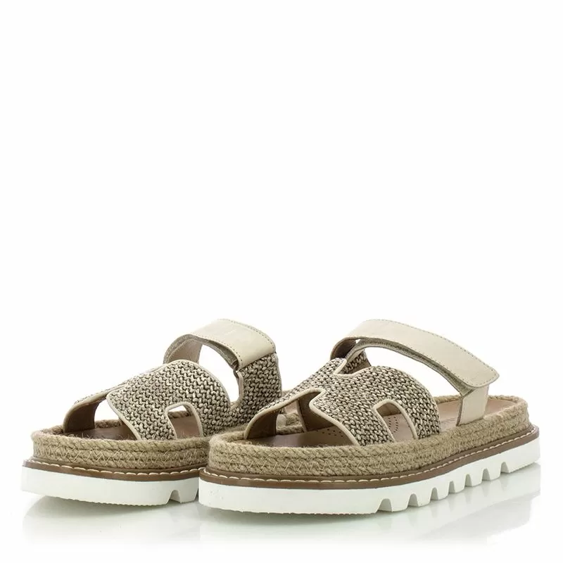 Дамски Равни Чехли CARLO FABIANI - 229-122 BEIGE - Image 5