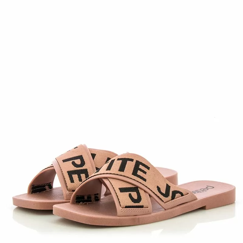 Дамски Равни Чехли PETITE JOLIE - PJ6437 ROSE/BLACK - Image 5