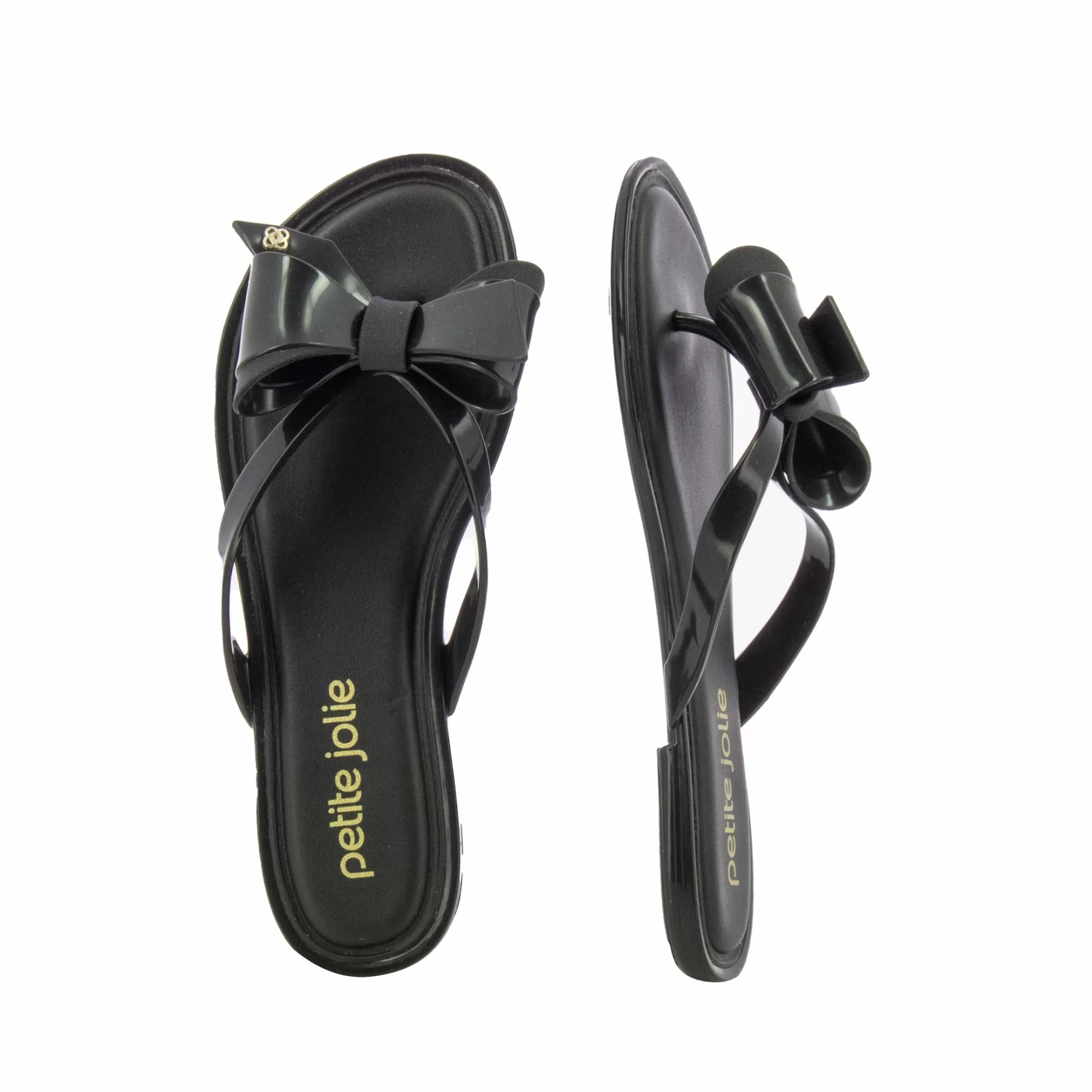 Дамски Равни Чехли PETITE JOLIE - PJ6549 BLACK/BLACK - Image 5