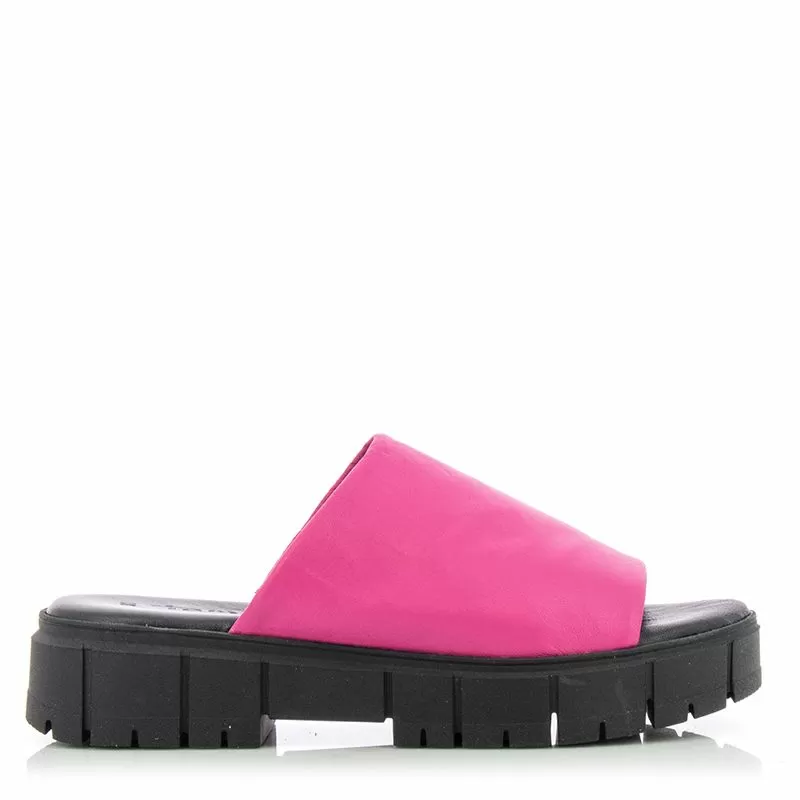 Дамски Равни Чехли TAMARIS - 1-1-27252-20 519 FUXIA/BLACK