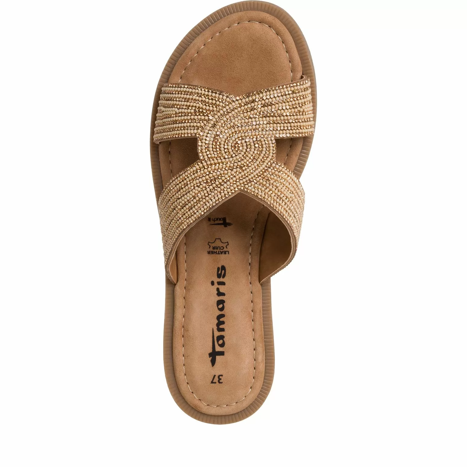 Дамски Равни Чехли TAMARIS - 1-27113-42-963 COPPER GLAM - Image 5