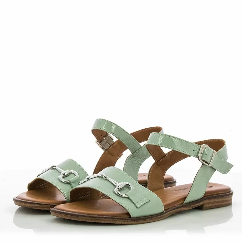 Дамски Равни Сандали CARLO FABIANI - 030-51-2662 SUZZA MINT PATENT - Image 5