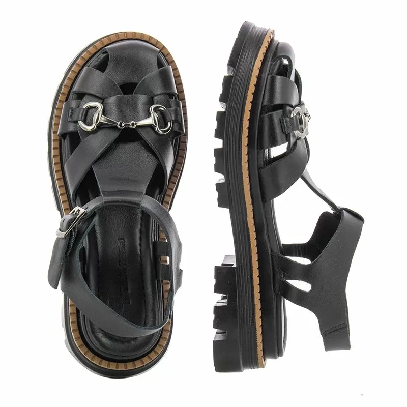 Дамски Равни Сандали CARLO FABIANI - 182-061 BARCA BLACK