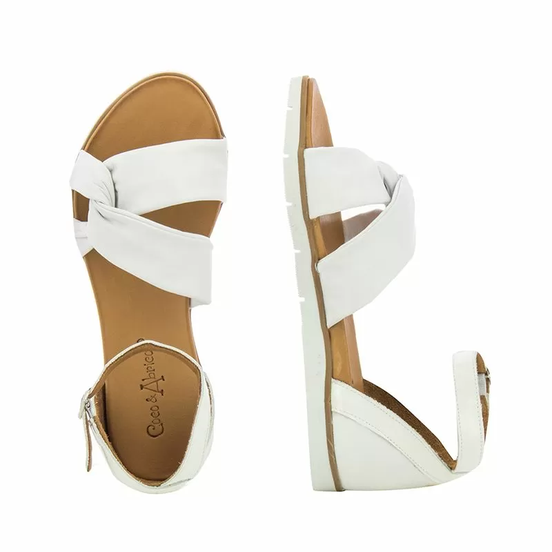 Дамски Равни Сандали COCO ABRICOT - V2709B BLANC